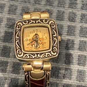 Vintage watch by Diane Balit Handpainted